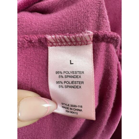 Juicy Couture Pink Label Emblem Embroidered Sweatshirt Retro Y2K Glam Preppy L - Picture 4 of 7